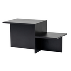 Harmony Living Room Coffee Table - Black Wood