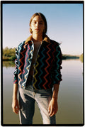 Robe Denim Zig Zag