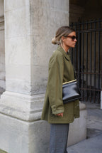 Agathe Khaki Mid-Length Jacket