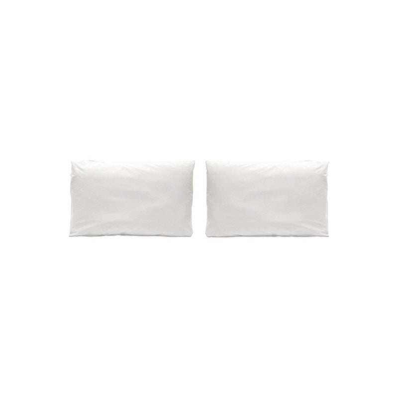 Taies D'Oreiller Uni - Pure - 100% Percale de coton - Blanc