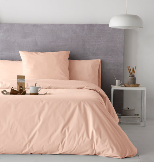 Comforter Cover Plain - Pure - 100% Cotton Percale - Powder Pink
