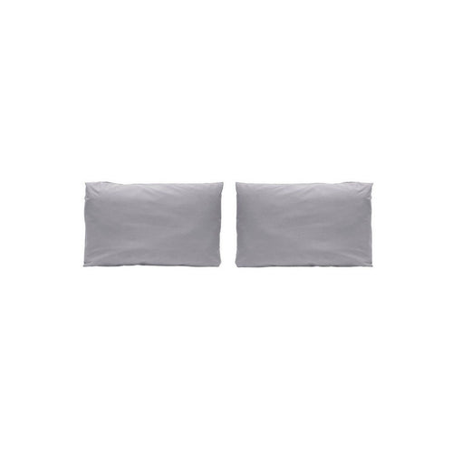 Pillowcases Uni - Pure - 100% Cotton Percale - Fog