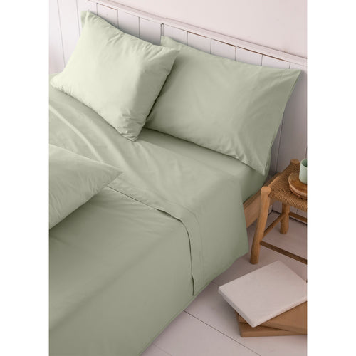 Plain Sheets - Pure - 100% Cotton Percal - Verde Gris