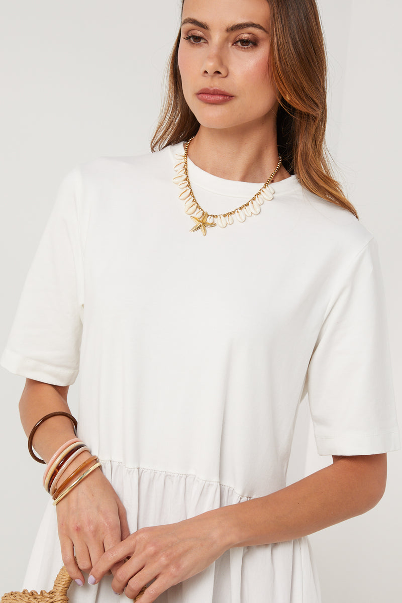 Vestido - Blanco - Mujer