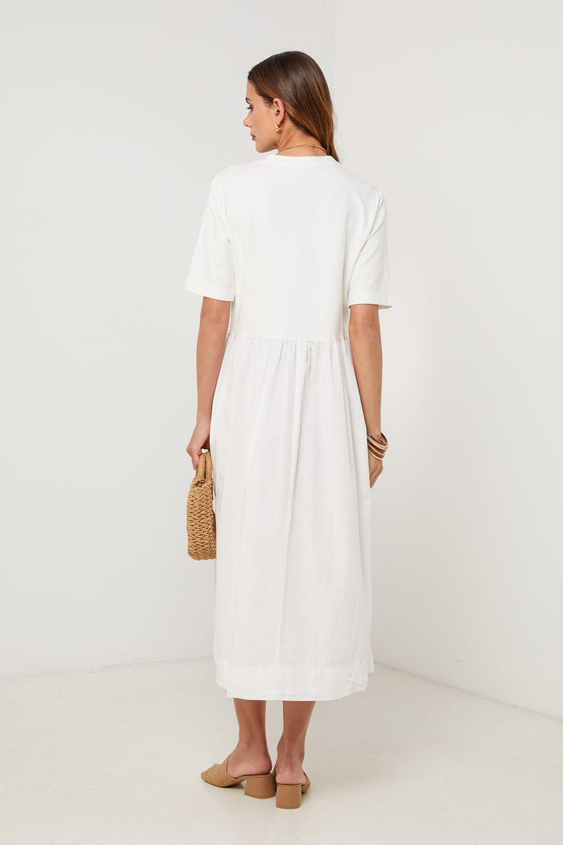 Vestido - Blanco - Mujer
