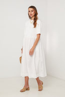 Vestido - Blanco - Mujer