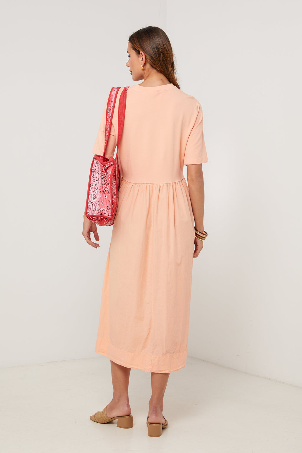 Vestido - Salmón - Mujer