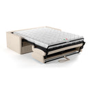 Canapé 3 Places Convertible Avec Ouverture Express En Tissu - Cosenza - Beige