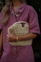 Sac En Paille Maria - Beige