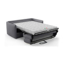 Canapé 3 Places Convertible Avec Ouverture Express En Tissu - Mira - Gris