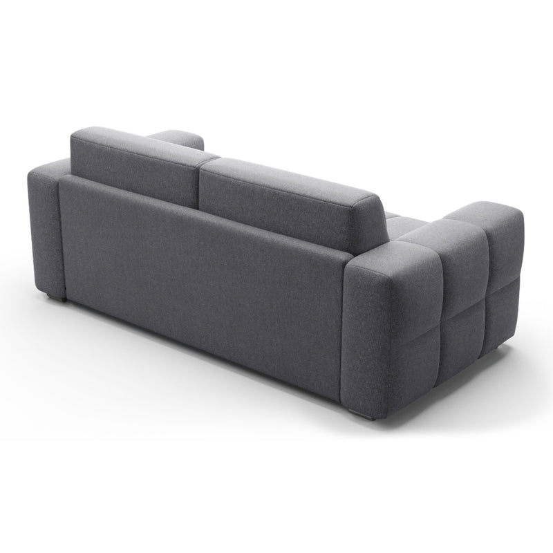 Canapé 3 Places Convertible Avec Ouverture Express En Tissu - Chester - Gris