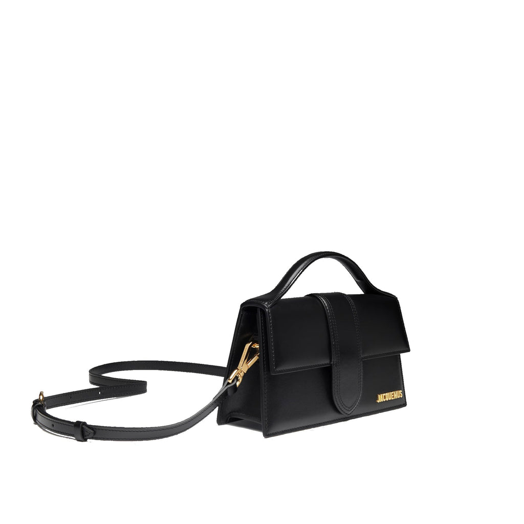 Jacquemus - Bolso Le Grand Bambino - Logotipo dorado - Mujeres - Negro