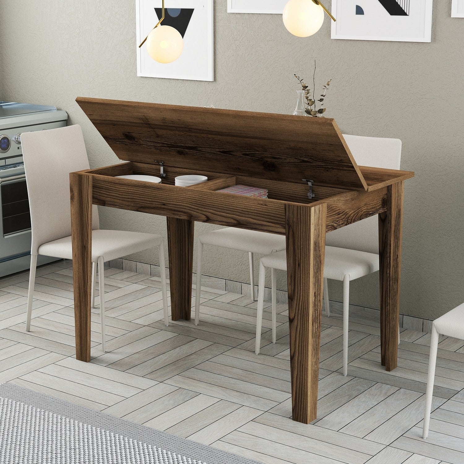 Tables De Cuisine Kiev 507 - Noyer