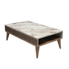 Tables Basses Milan - Noyer / Blanc