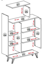 Bibliothèques Form - Blanc