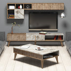 Ensembles De Meubles De Salon Milan - Noyer / Blanc