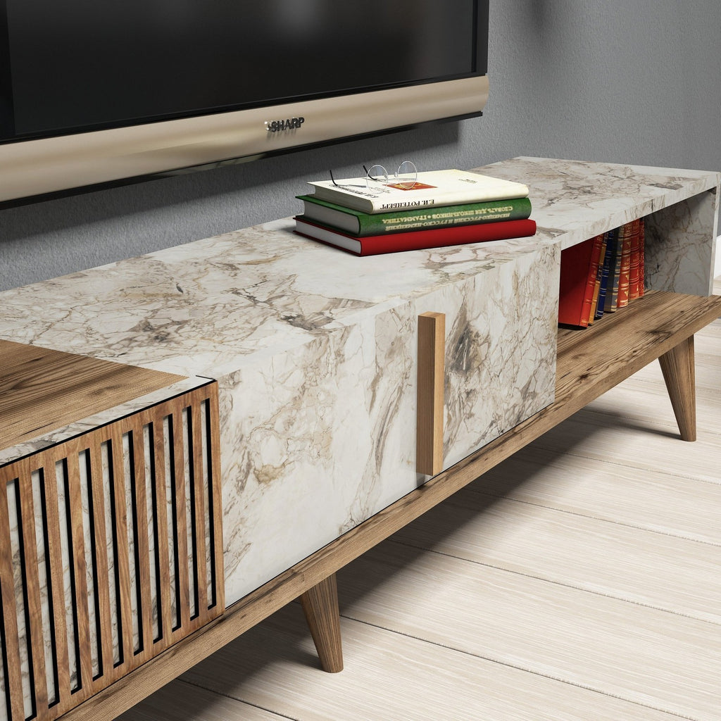 Ensembles De Meubles De Salon Milan - Noyer / Blanc