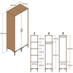Armoires Kumsal Pp - Noyer