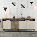 Consoles Milan - Noyer / Travertin