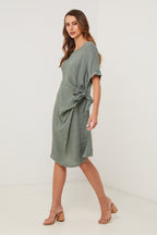 Vestido - Caqui - Mujer