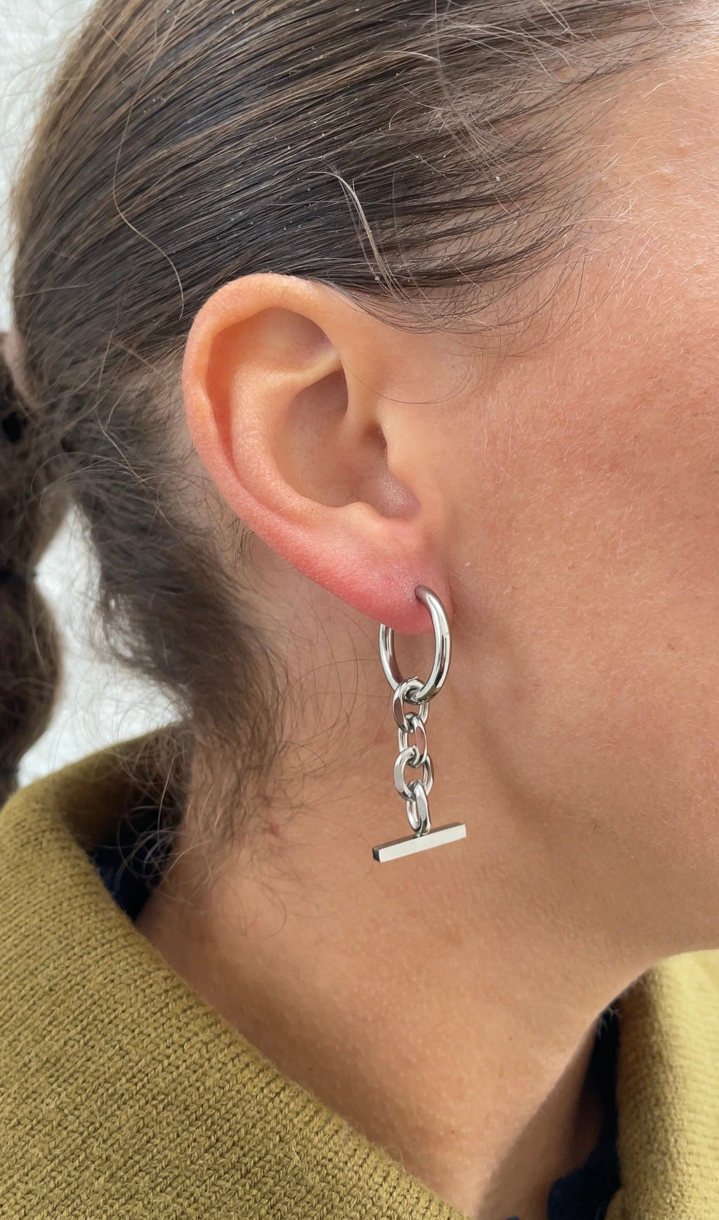 Asymmetric earrings