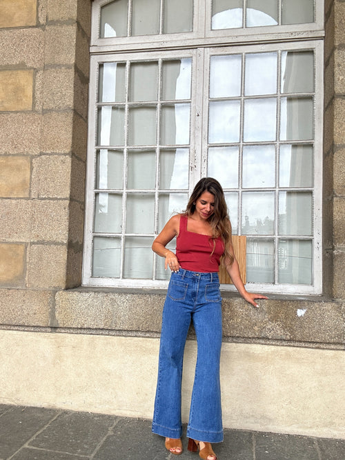 Jean Gasparette Denim Foncé