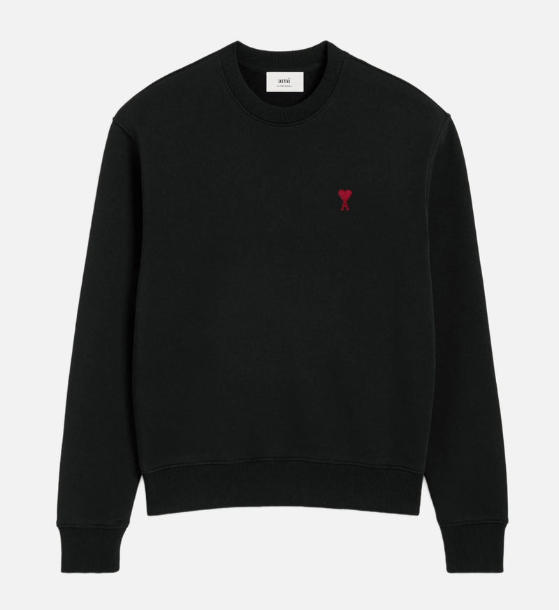 Ami De Coeur Sweatshirt – Ami Paris – Black Red