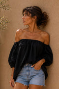 Top Carmen - Noir