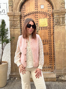 Gilet Berger Arianne Rose Pâle