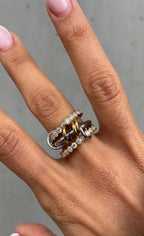 Couture Grunge Gemstone Ring