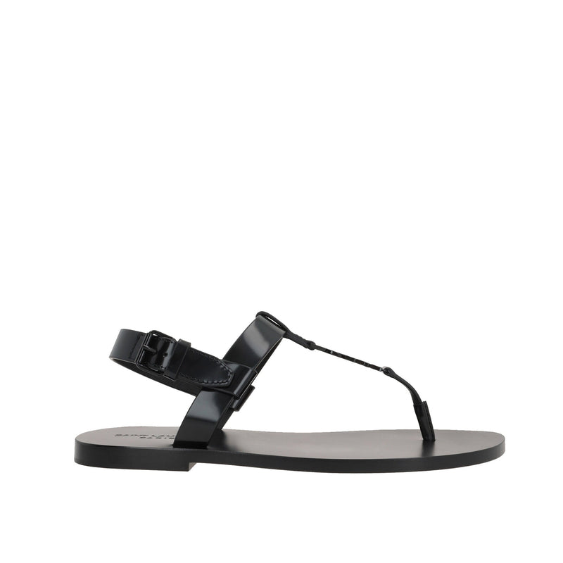 Sandales - Saint Laurent Cassandre 05 Flat - Black
