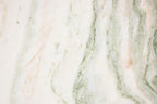 Salerno M - Side Table - Solid Marble - Green/Gold Marble