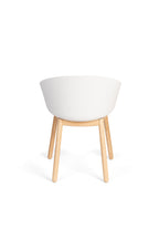 Void - Fauteuil De Salle À Manger - Plastique polypropylène - Chêne Blanc Lait