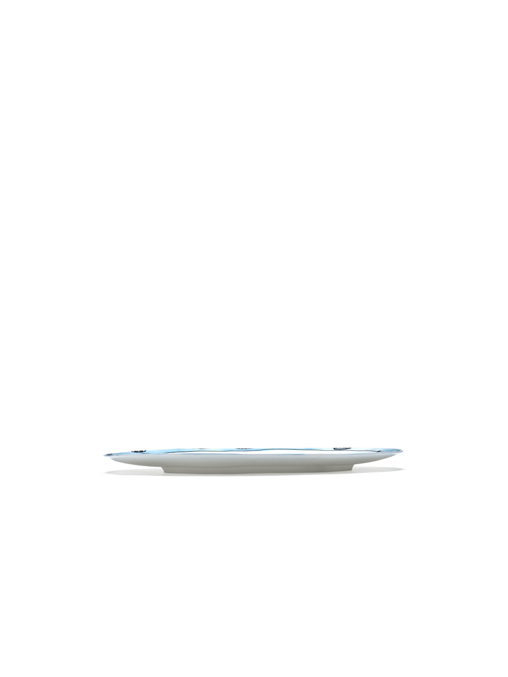 Midnight Flowers - 2-pack Tallrikar - M - Benporslin Bone China - Camelia Aubergine