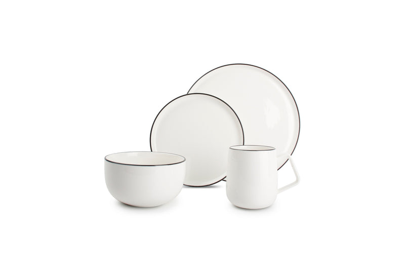 Studio Base - Service 16 Pièces - Porcelaine - Blanc