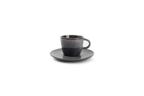 Stitch - Set De 4 Tasses À Moka - Grès - Gris