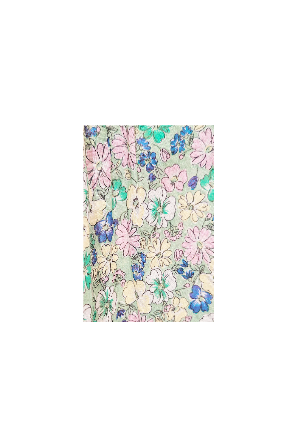 The Paola Shirt With Pink And Yellow Floral Gypsy Print