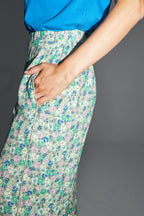 The Pink And Yellow Gypsy Floral Print Max Trousers