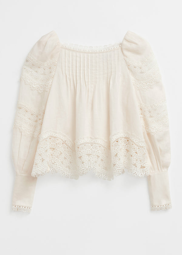 Blusa La Bryce Treasure - Blanco