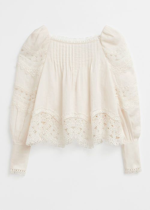 Blusa La Bryce Treasure - Blanco - Mujer