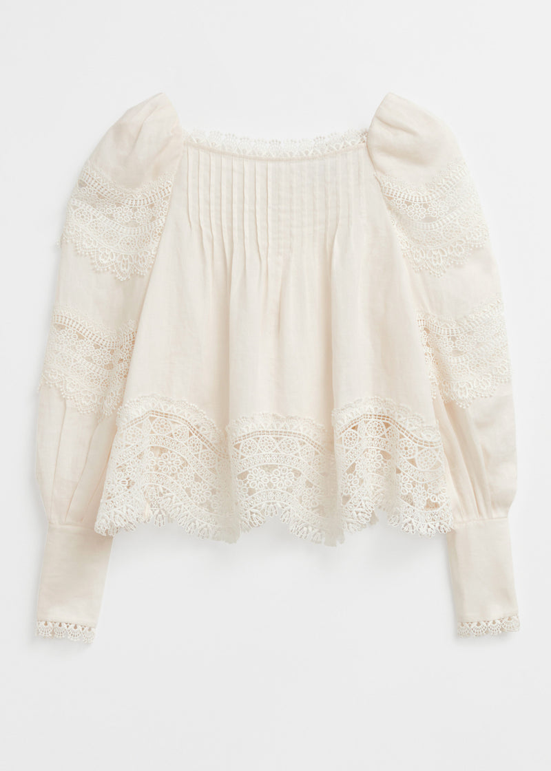 Blusa La Bryce Treasure - Blanco - Mujer