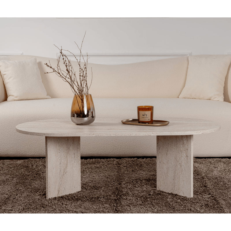 Table Basse Salon Iris - Travertin
