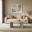 Iris - Oval Coffee Table - Cashmere