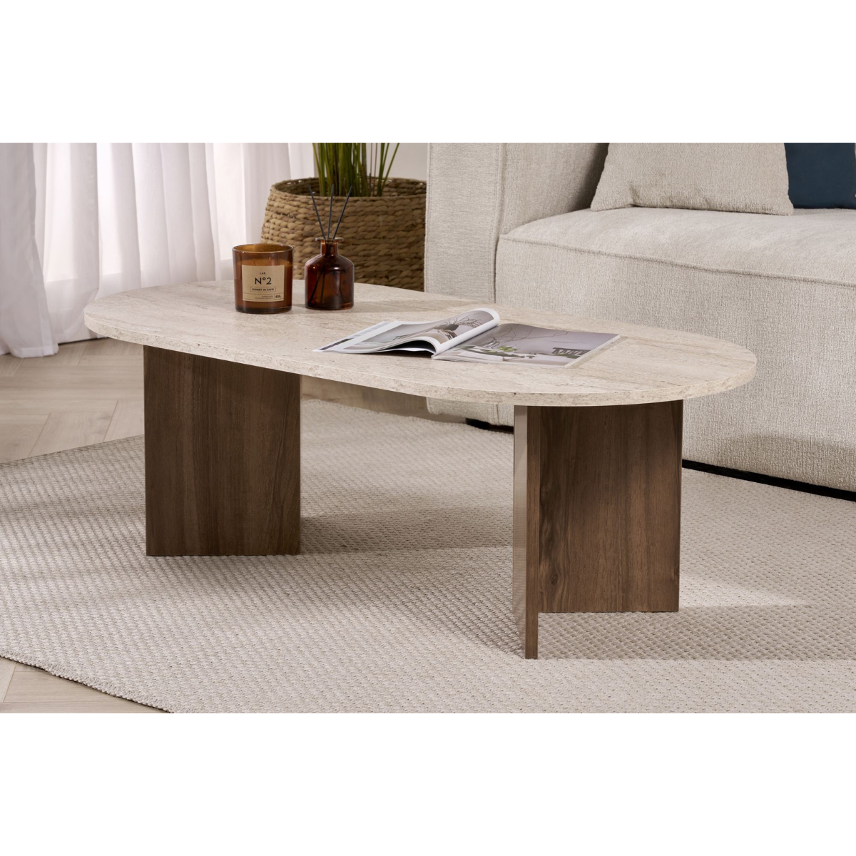 Iris - Oval Coffee Table