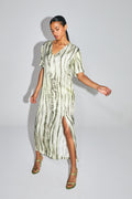 The Classy Tie And Dye Print Elisé Dress
