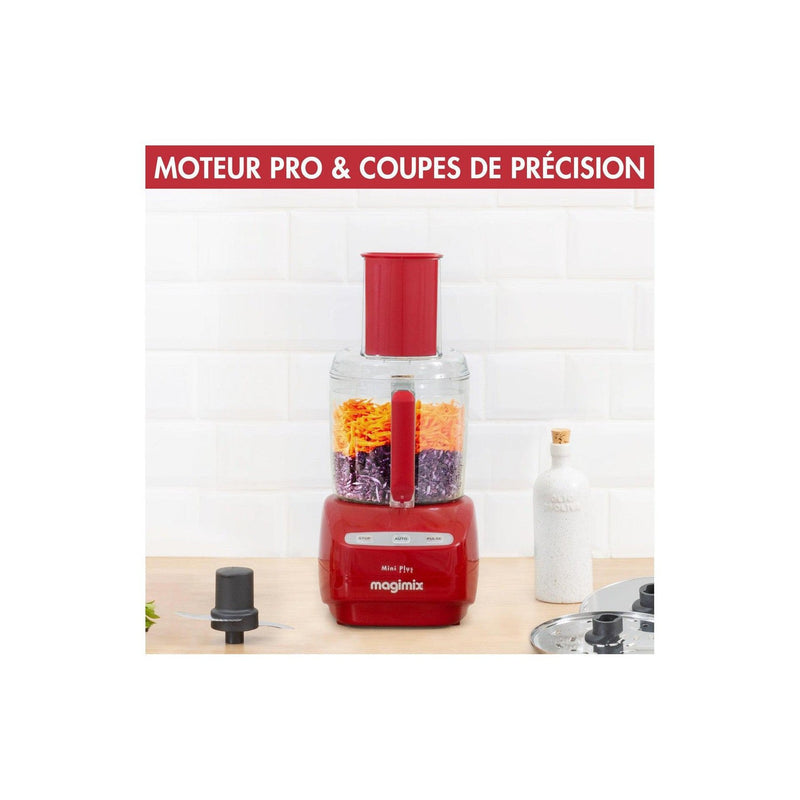 Robot Multifonction Mini Plus + 2 Disques - Rouge