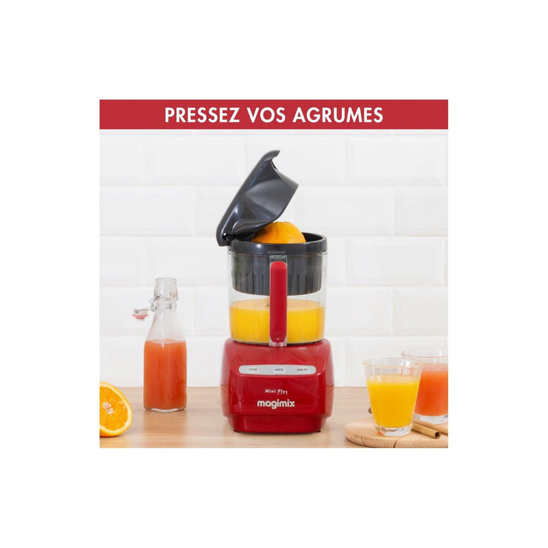 Robot Multifonction Mini Plus + 2 Disques - Rouge