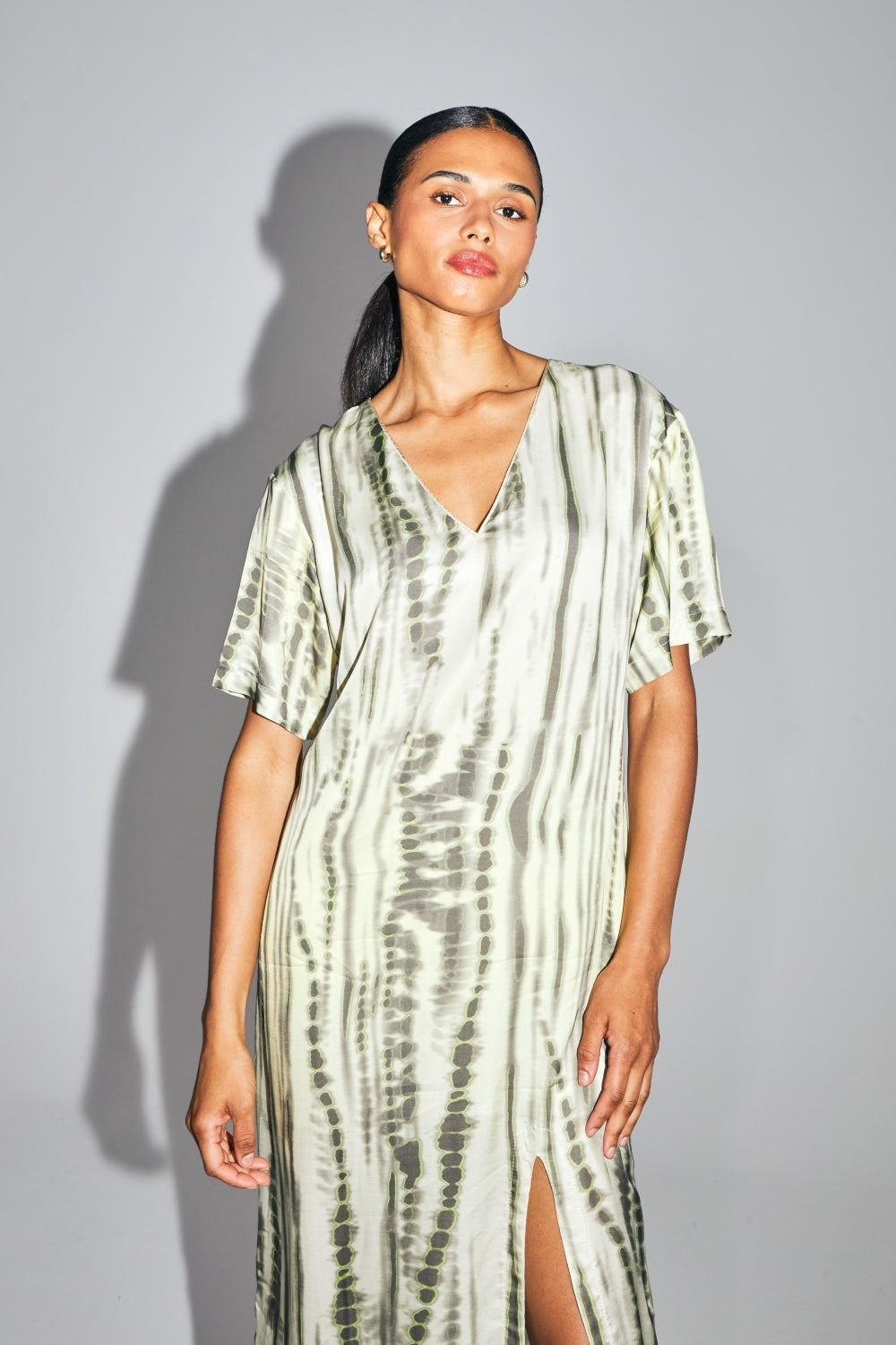 The Classy Tie And Dye Print Elisé Dress