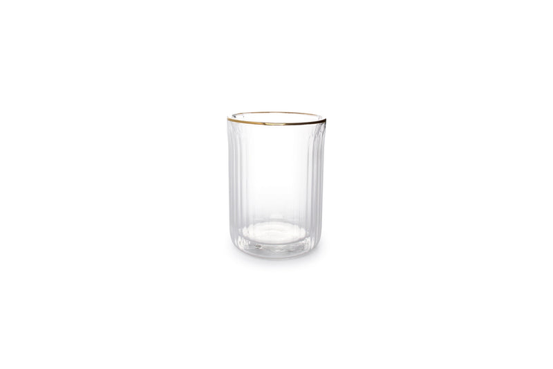 Rome - Set De 2 Tasses Double Paroi - Verre Borosilicaté - Transparent