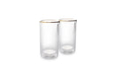 Rome - Set De 2 Chopes Double Paroi - Verre Borosilicaté - Transparent